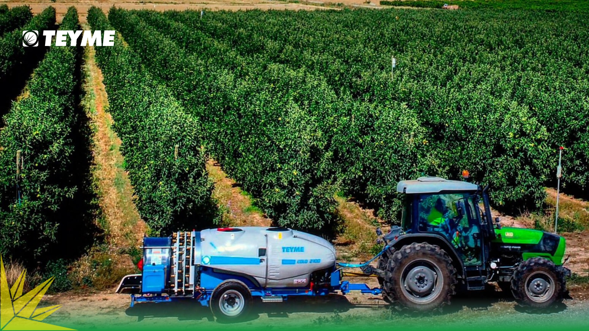 Atomizador agrícola arrastrado EOLO GTE10 2000L